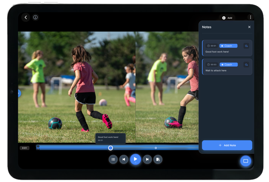Replay Sports iPad app render