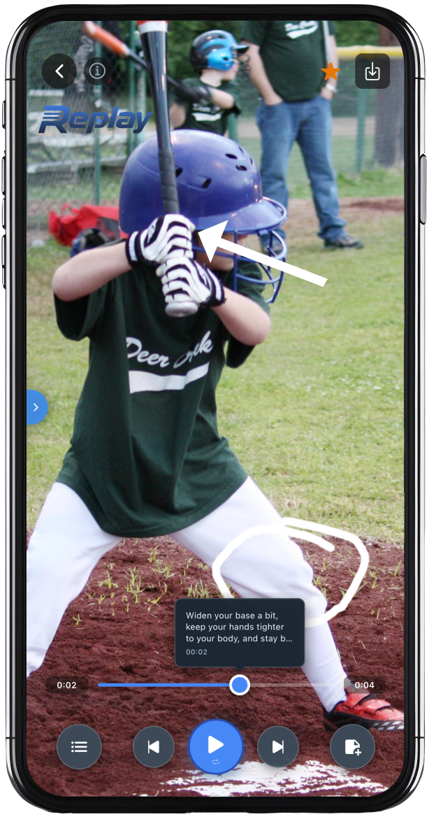 Replay Sports athlete app render